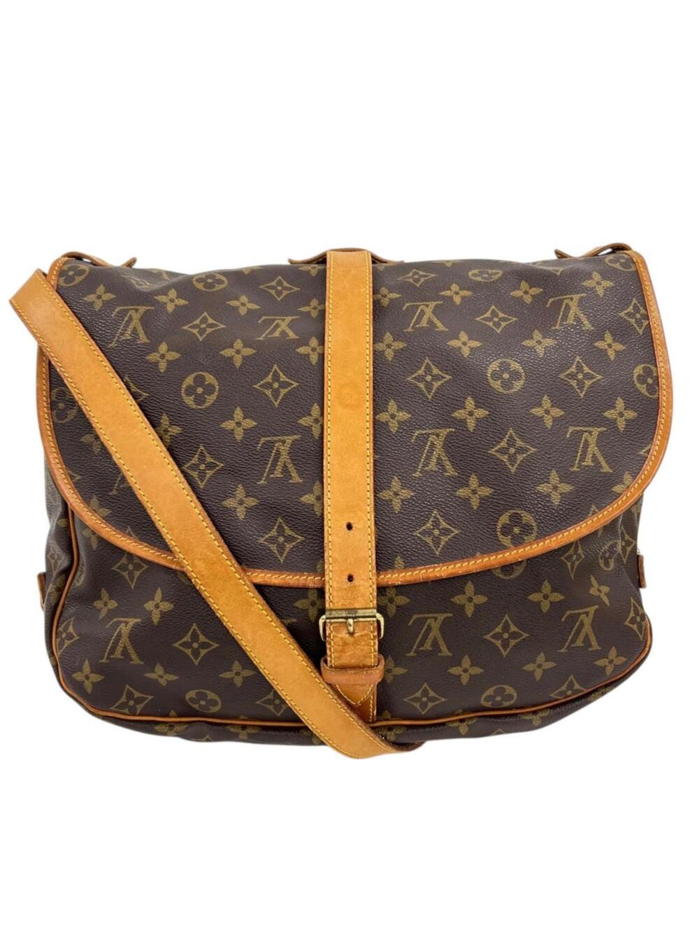 Louis Vuitton Saumur Handbag Canvas 35 #375702L84B